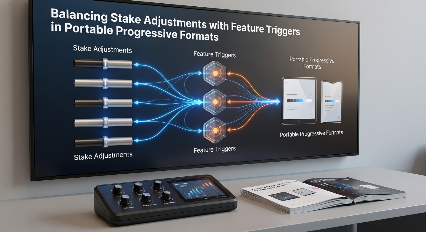 Close-up view of progressive slot paytable highlighting stake tiers and feature trigger requirements