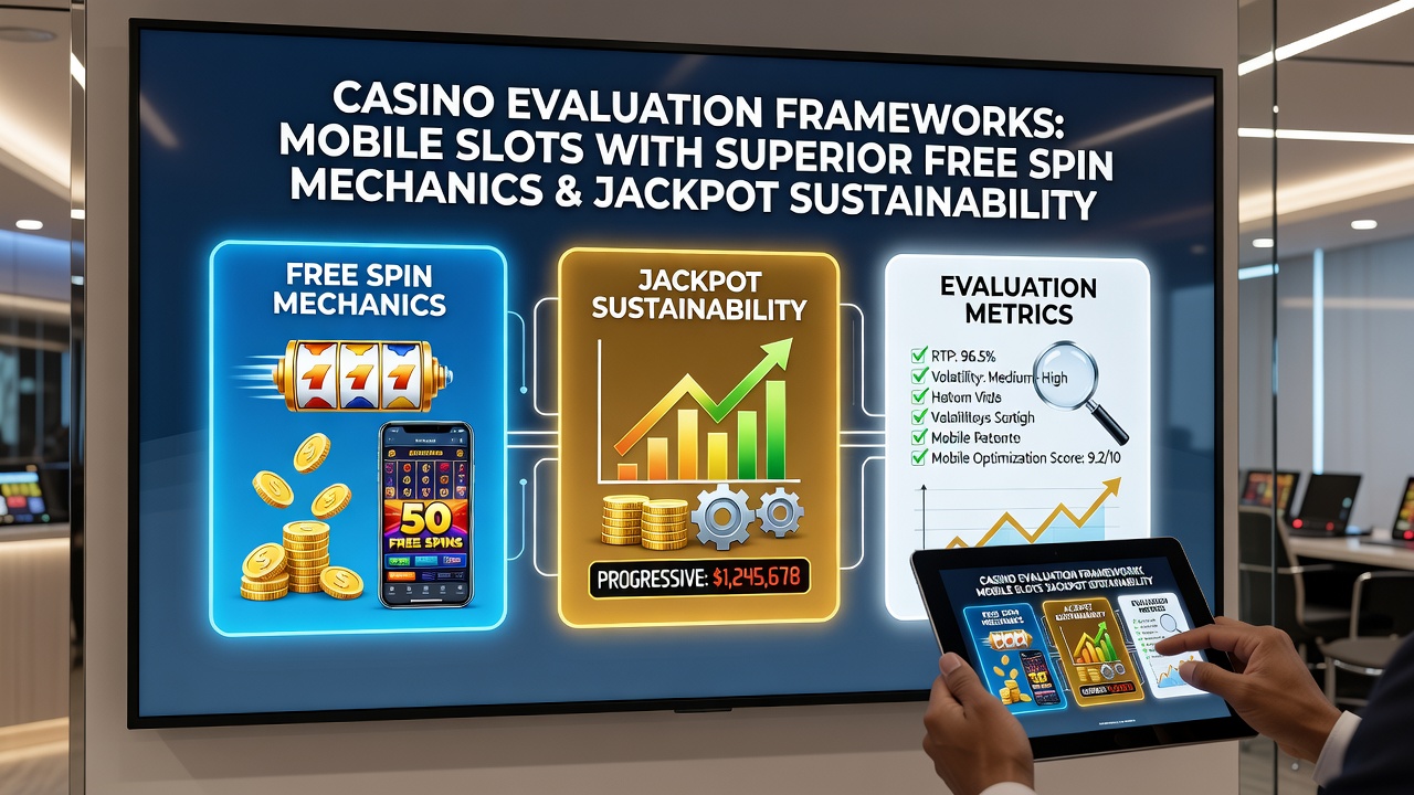 Casino evaluation frameworks analyzing mobile slots with advanced free spin features and sustainable jackpot structures