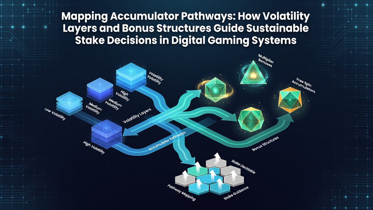 Diagram illustrating accumulator pathways across different volatility layers in digital slot systems