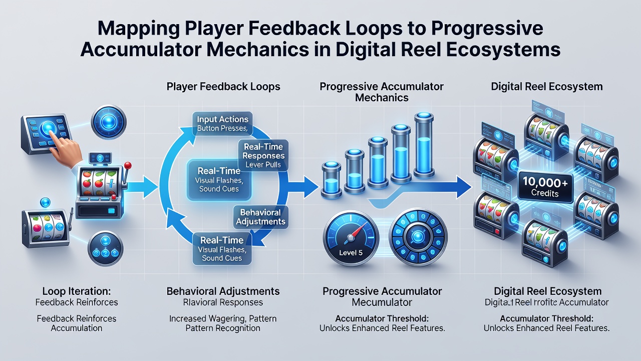Visual representation of accumulator meter progression linked to repeated player feedback responses