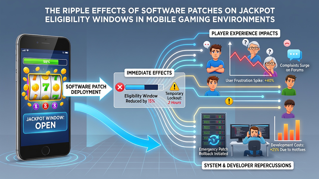 Server-side dashboard displaying eligibility window resets triggered by a recent mobile game patch