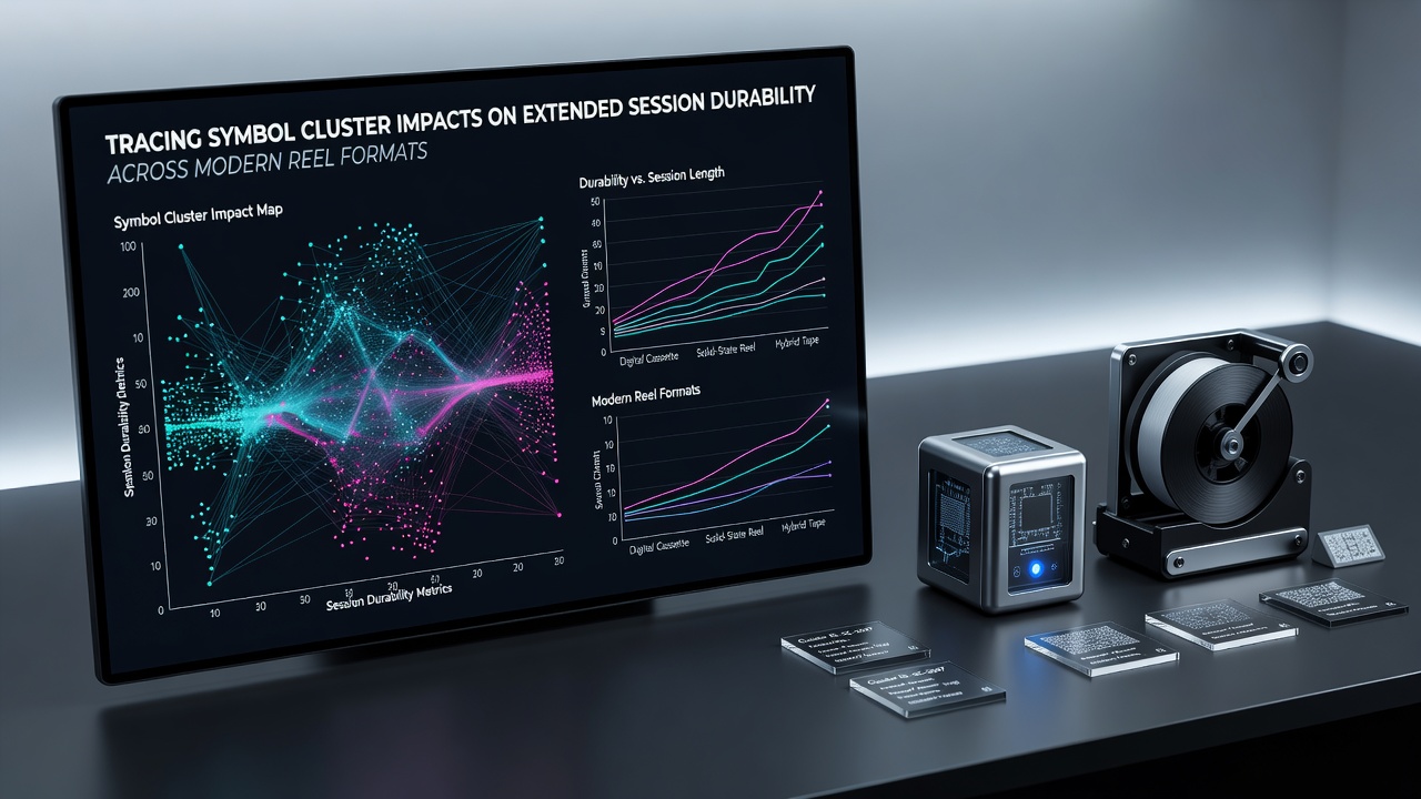 Detailed view of cascading symbol clusters triggering chained wins on an advanced multi-reel layout